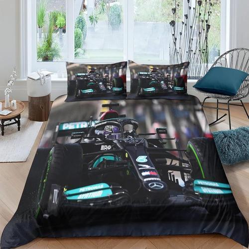 Lewis Hamilton Parure De Lit Racer Houssse De Couette Avec Taie D'o... on Productcaster.