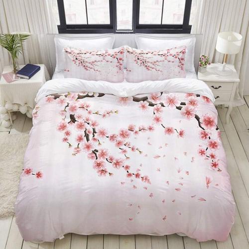 Housse De Couette Xcm - Branche De Cerisier Japonais Avec Fleurs ¿¿... on Productcaster.