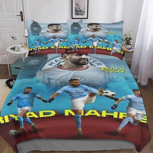 Riyad Mahrez Housse De Couette D Avec Fermeture ¿¿Clair Pour Lit Si... on Productcaster.