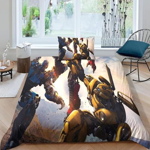 Bumblebee Transformers - Film Character Parure De Lit En Coton Fabr... on Productcaster.