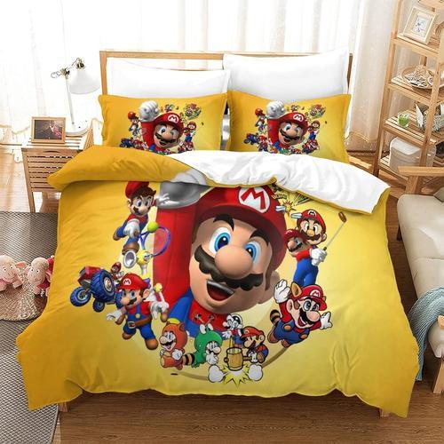 Parure De Lit D Super Mario Parure De Lit Game Role Housse De Couet... on Productcaster.