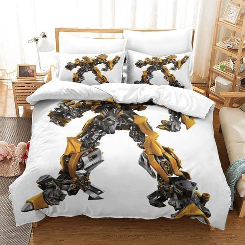 Transformers Bumblebee Ensemble De Literie D Housse De Couette Et T... on Productcaster.