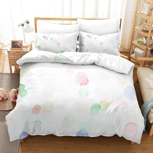 Aquarelle Housse De Couette Avec Couette Microfibre Avec Fermeture ... on Productcaster.