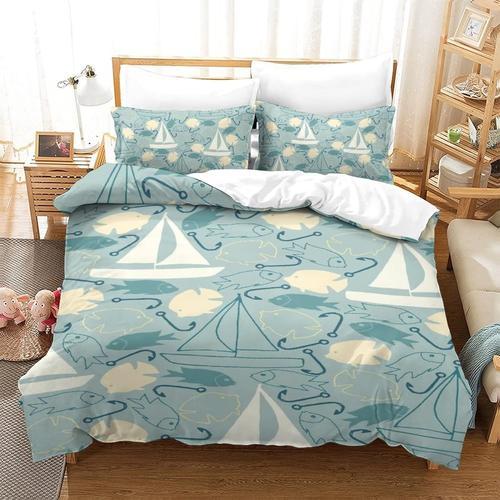 Simple Pattern Housse De Couette Respirante En Housse De Couette ¿¿... on Productcaster.