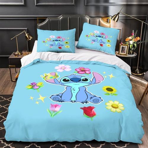 Ensemble De Housse De Couette Stitch D Lilo & Stitch Pattern Printe... on Productcaster.