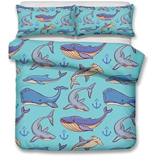 Parure De Lit Adulte,Housse De Couette,Baleine Bedding Housse De Co... on Productcaster.