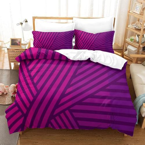 Housse De Couette Colorful Stripes Imprim¿¿ Housse De Couette Doux ... on Productcaster.