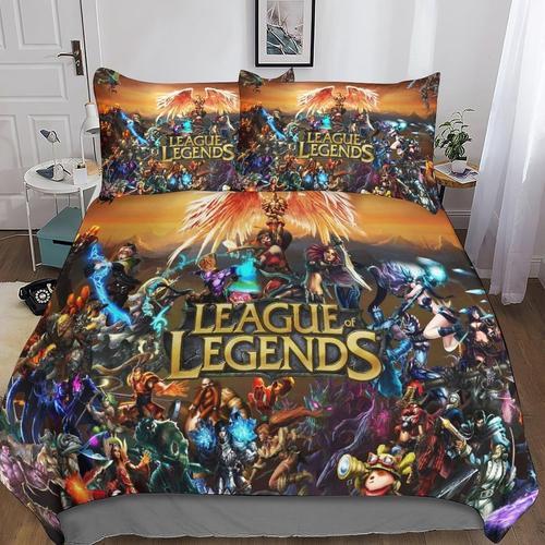 League Of Legends D Imprim¿¿ Housse De Couette De Literie Avec Taie... on Productcaster.