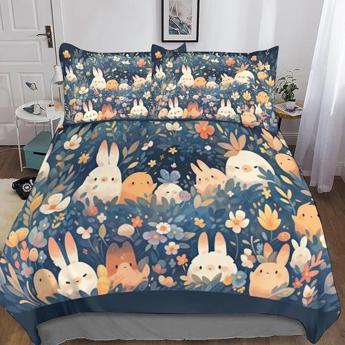 Rabbit D Imprim¿¿ Parure De Lit Et Taies D'oreiller De Literie Wild... on Productcaster.