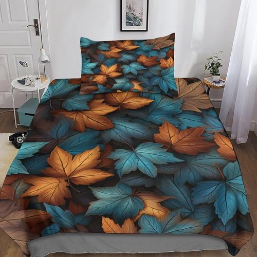 Foliage D Imprim¿¿ Housse De Couette De Literie Avec Taies D'oreill... on Productcaster.