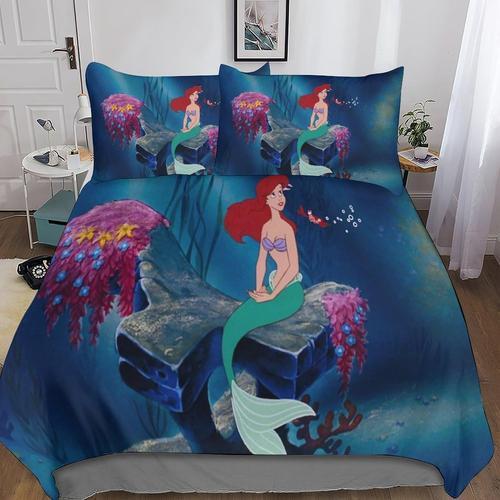 The Little Mermaid Sets De De Couettes D Imprim¿¿ Fermeture ¿¿Clair... on Productcaster.