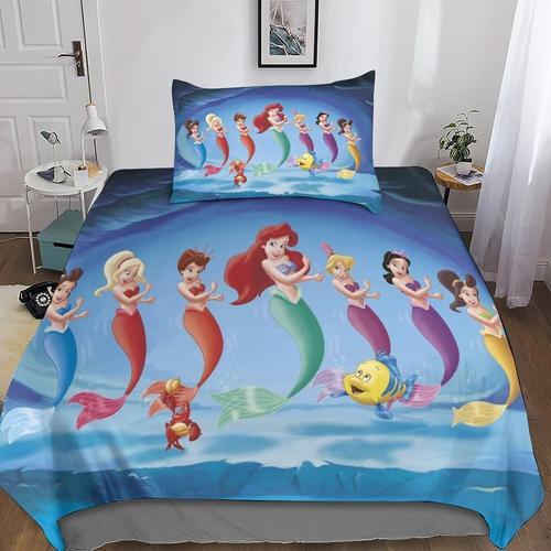 The Little Mermaid D Imprim¿¿ Parure De Lit Et Taies D'oreiller De ... on Productcaster.