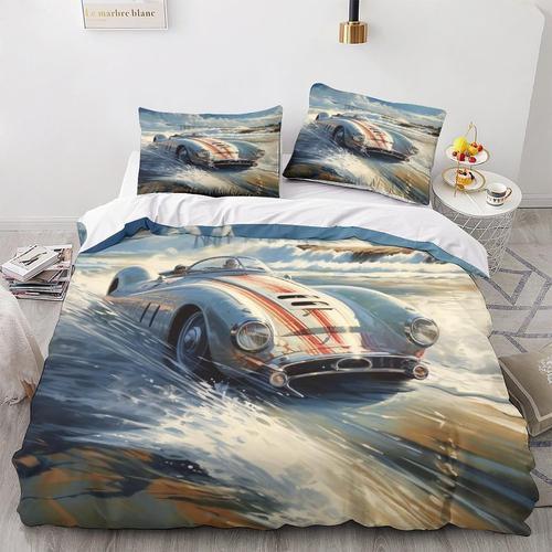 Sea Circuit Imprim¿¿ D Cool Racing Cars Housse De Couette Housse De... on Productcaster.