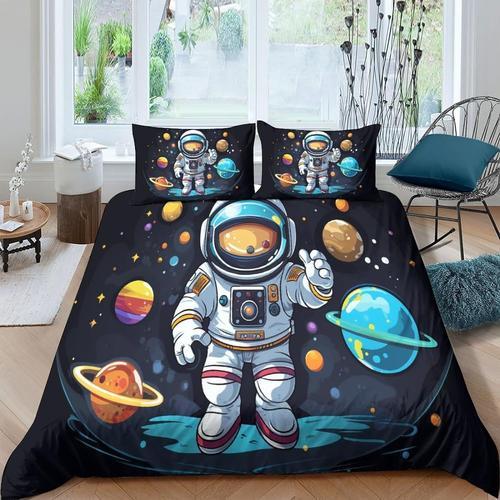 Parure De Lit Astronaut Fantasy Color Abstract Landscape And Art Po... on Productcaster.