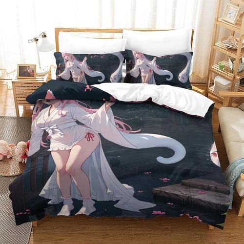 Anime Girls Parure De Lit Imprim¿¿E D Avec Housse De Couette Pi¿¿Ce... on Productcaster.