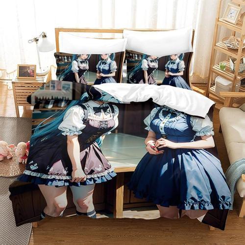 Anime Girls Housse De Couette Imprim¿¿E En D Housse De Couette Paru... on Productcaster.