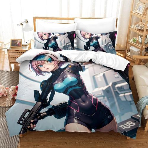 Anime Girl Housse De Couette Imprim¿¿E D Housse De Couette Housse D... on Productcaster.