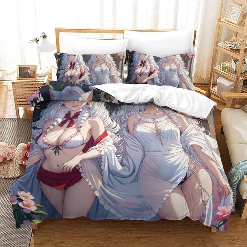 Anime Girls Parure De Lit Pi¿¿Ces Avec Housse De Couette Imprim¿¿E ... on Productcaster.