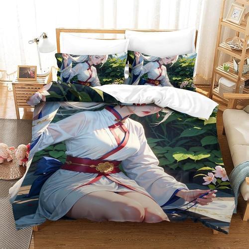 Anime Girls Parure De Lit Pi¿¿Ces Avec Housse De Couette Imprim¿¿E ... on Productcaster.