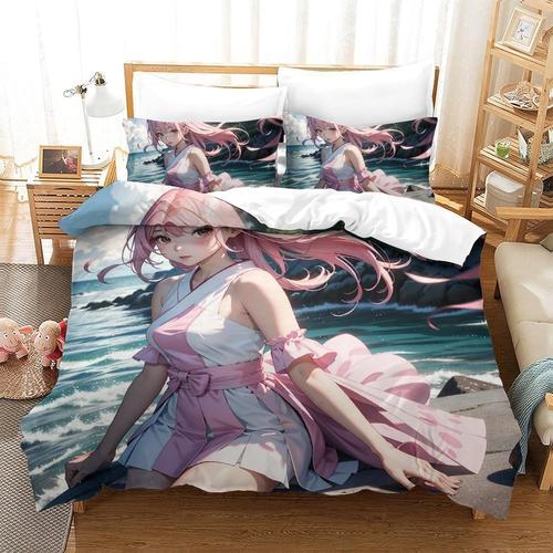 Parure De Lit Anime Girls - Housse De Couette Imprim¿¿E En D - Hous... on Productcaster.