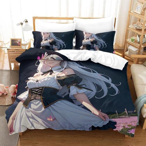 Anime Girl Parure De Lit Pi¿¿Ces Imprim¿¿E En D Avec Housse De Coue... on Productcaster.