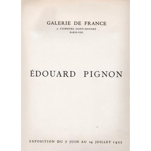 Carton D'invitation De L'exposition De Edouard Pignon À La Galerie ... on Productcaster.