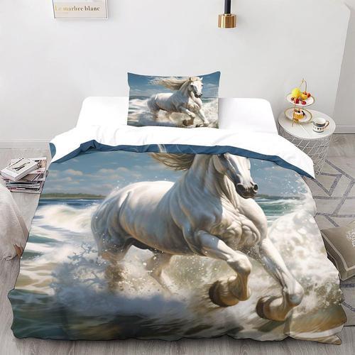 Wind 3d Housse De Couette Imprim¿¿E Au Galop Housse De Couette Hous... on Productcaster.