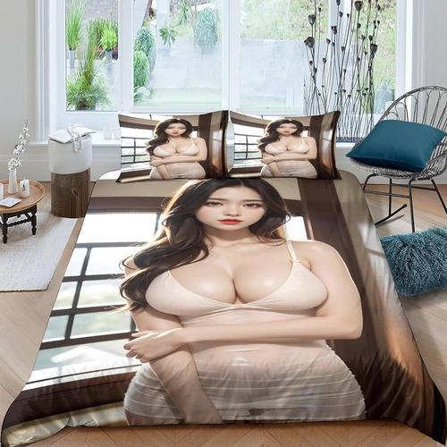 Sexy Girls 3d Imprim¿¿ Belle Femme Housse De Couette Housse De Coue... on Productcaster.