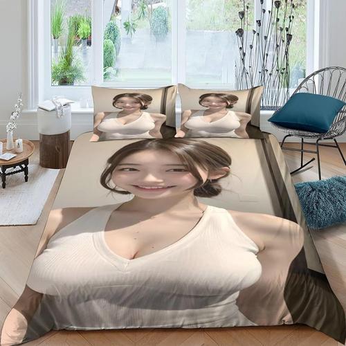 Sexy Girls 3d Imprim¿¿ Belle Femme Housse De Couette Parure De Lit ... on Productcaster.