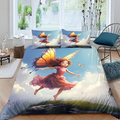 Parure De Lit Avec Ailes De Papillon Pour Fille - Th¿¿Me Graffiti -... on Productcaster.