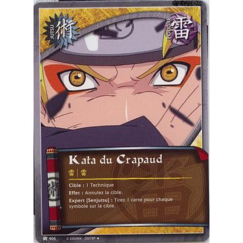 Kata Du Crapaud, Jutsu N° 905, Carte Naruto Shippuden Vf on Productcaster.