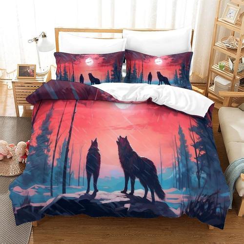 Wolf 3d Ensemble De Housse De Couette ¿¿ Motif Imprim¿¿, Housse De ... on Productcaster.