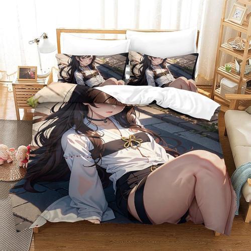 Anime Girls Housse De Couette Parure De Lit 3d Housse De Couette Im... on Productcaster.