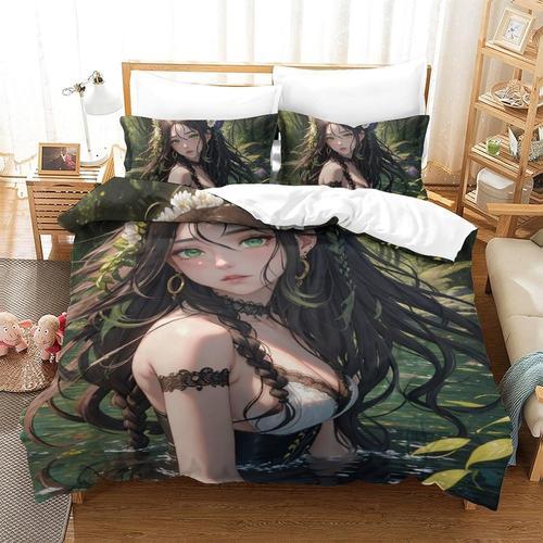 Anime Girls Parure De Lit Housse De Couette 3d Housse De Couette Im... on Productcaster.