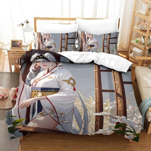 Anime Girls Parure De Lit Avec Housse De Couette Imprim¿¿E 3d Pour ... on Productcaster.