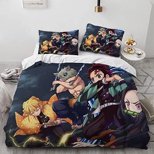 Ne-Zuko Anime Housse De Couette 3 Piece Parure De Lit Pour Adolesce... on Productcaster.