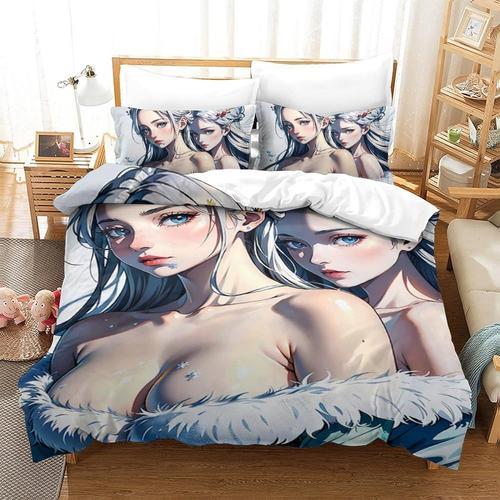 Anime Girls Housse De Couette 3d Imprim¿¿ Housse De Couette Parure ... on Productcaster.