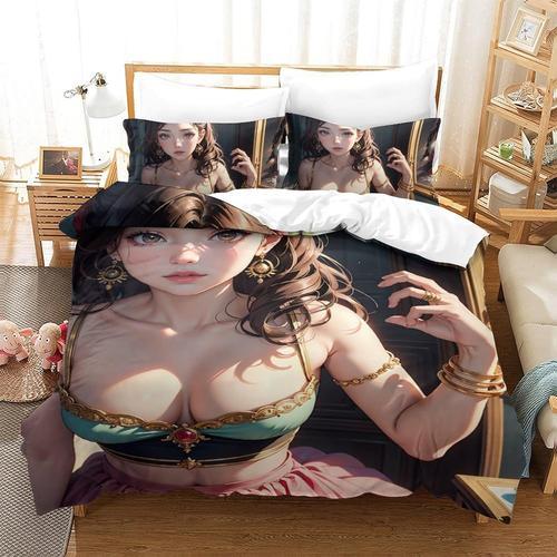 Anime Girls Housses De Couette 3d Housse De Couette Imprim¿¿E Houss... on Productcaster.