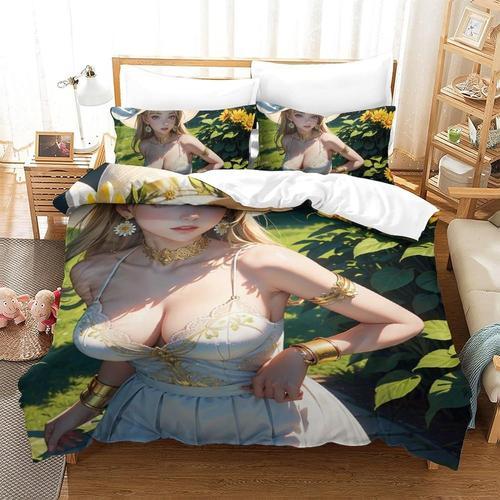 Anime Girls Housses De Couette 3d Housse De Couette Imprim¿¿E Houss... on Productcaster.