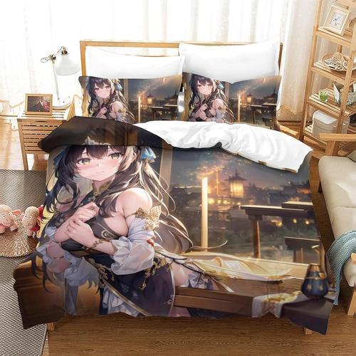 Anime Girl 3d Housse De Couette Imprim¿¿E Housse De Couette Parure ... on Productcaster.