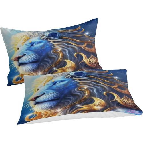 Parure De Lit Lion Avec Housse De Couette 3d Imprim¿¿E Animaux Sauv... on Productcaster.