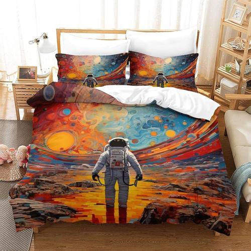 Housse De Couette Du Syst¿¿Me Solaire 3d Imprim¿¿ Galaxy Space Univ... on Productcaster.