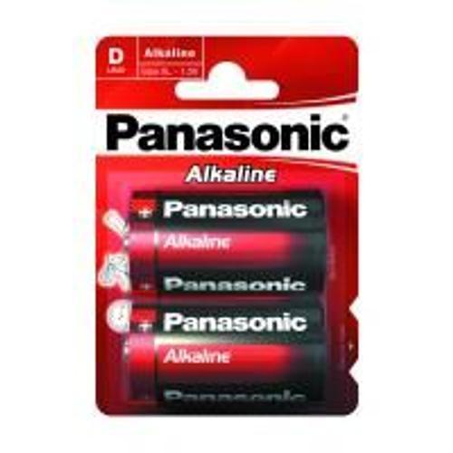 PANASONIC - LR 20 PAP - PILE ALCALINE - MONO D - LOT DE 2 - 1,5 V on Productcaster.