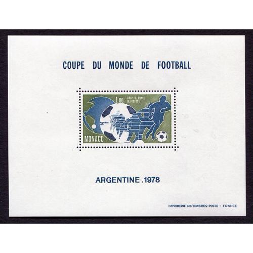 Monaco Année 1978 Bloc Spéciaux N° 10 Neuf**Coupe Du Monde Argentin... on Productcaster.