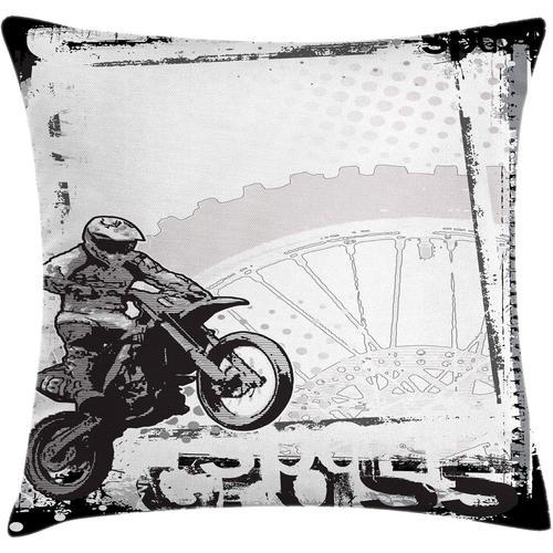 Housse De Coussin De Coussin De Moto, Image De Course De Motocross,... on Productcaster.