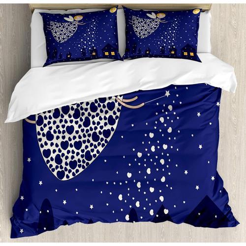 Parure De Lit De Nuit, Motif Dessin Animé Pour Filles Dans Le Ciel,... on Productcaster.