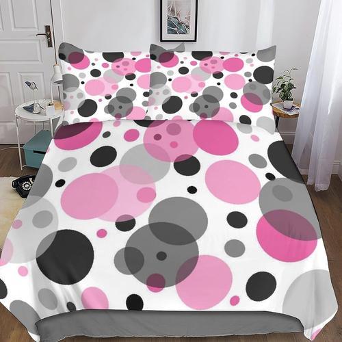 Polka Dot Parures De Lit,D Imprimé Housse De Couette De Literie Col... on Productcaster.