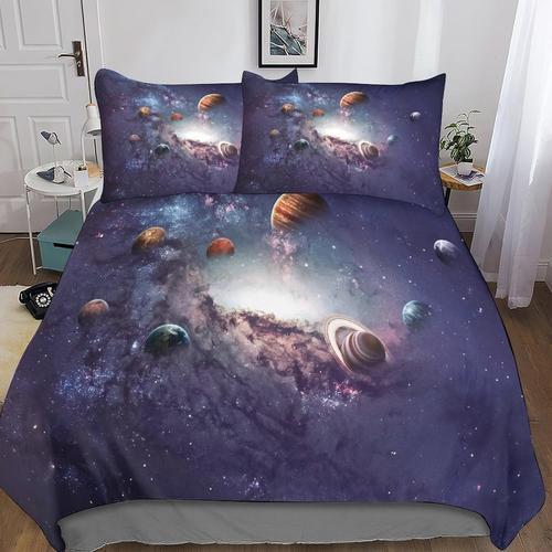 Milky Way Planet Parures De Lit,D Imprimé Housse De Couette De Lite... on Productcaster.