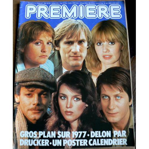 Première 12 : Gros Plan Sur 1977-Delon Par Drucker- Décembre 1977 on Productcaster.