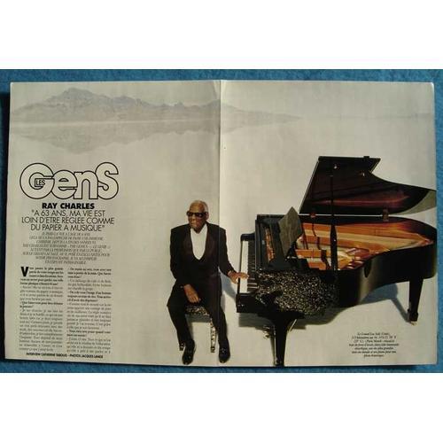 Paris Match N°2339, Coupure De Presse: Ray Charles on Productcaster.